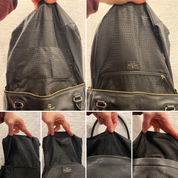 Kate Spade EUC Grant Park Alida Black Leather Tote - Picture 8 of 9